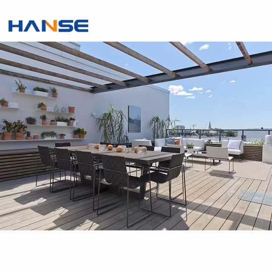 Antideslizante de plástico resistente al agua PE WPC Co Extrusión de suelos compuestos de plástico de madera