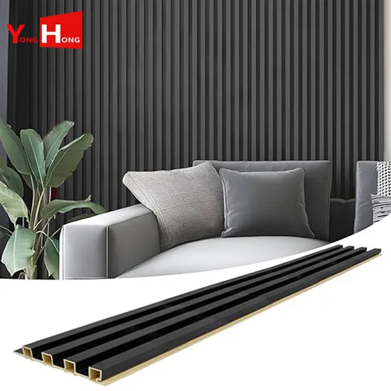 Tubo de PVC de techo de decoración de PVC WPC impermeable de diseño interior